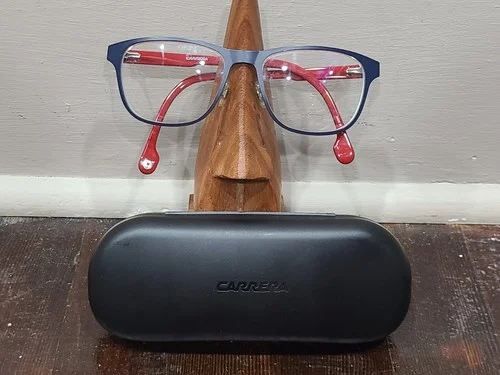 CARRERA 1104/V Eyeglasses Frame Red White Blue Ruthenium 54mm