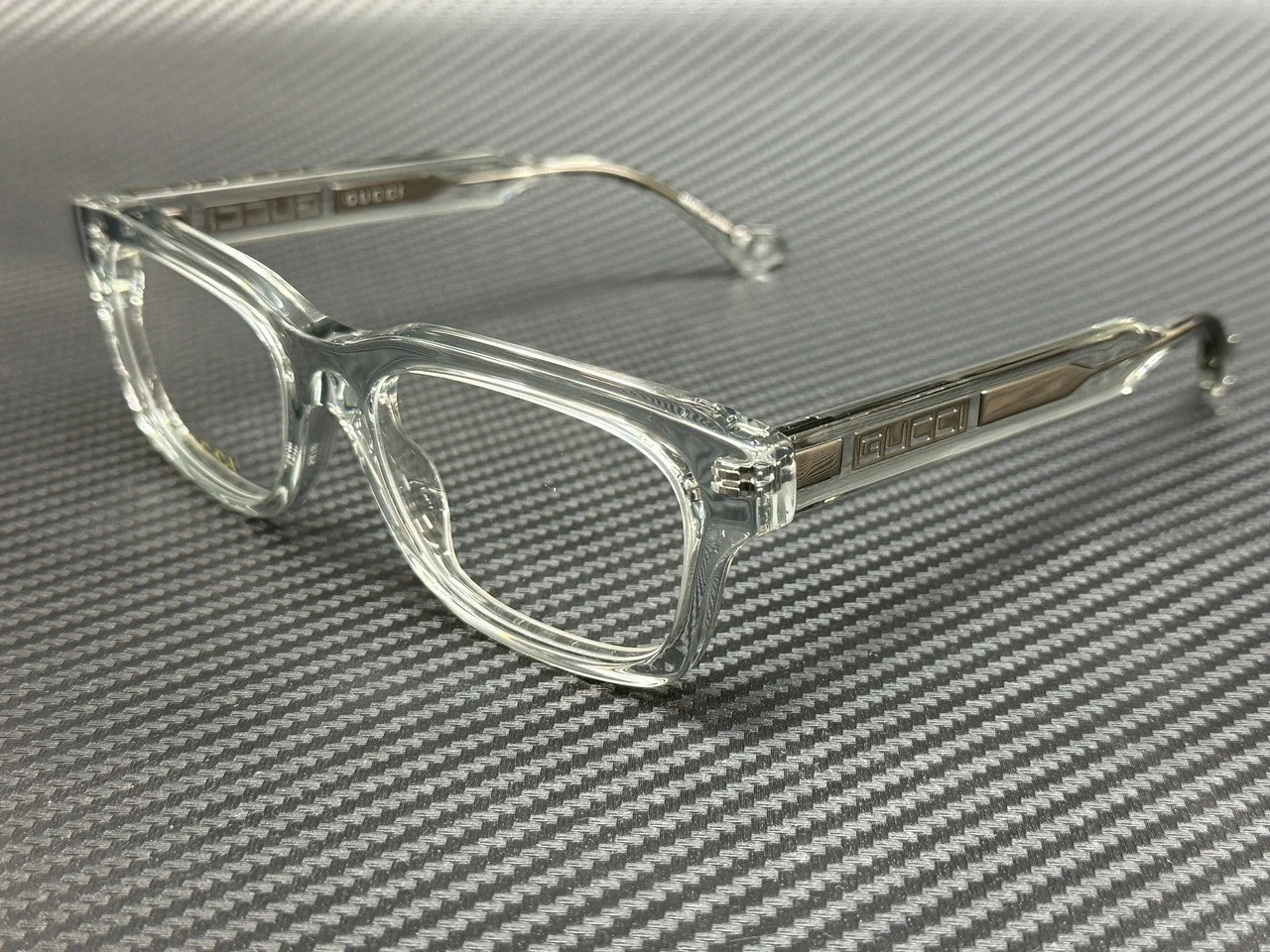 GUCCI GG1731O 003 Grey Transparent Men