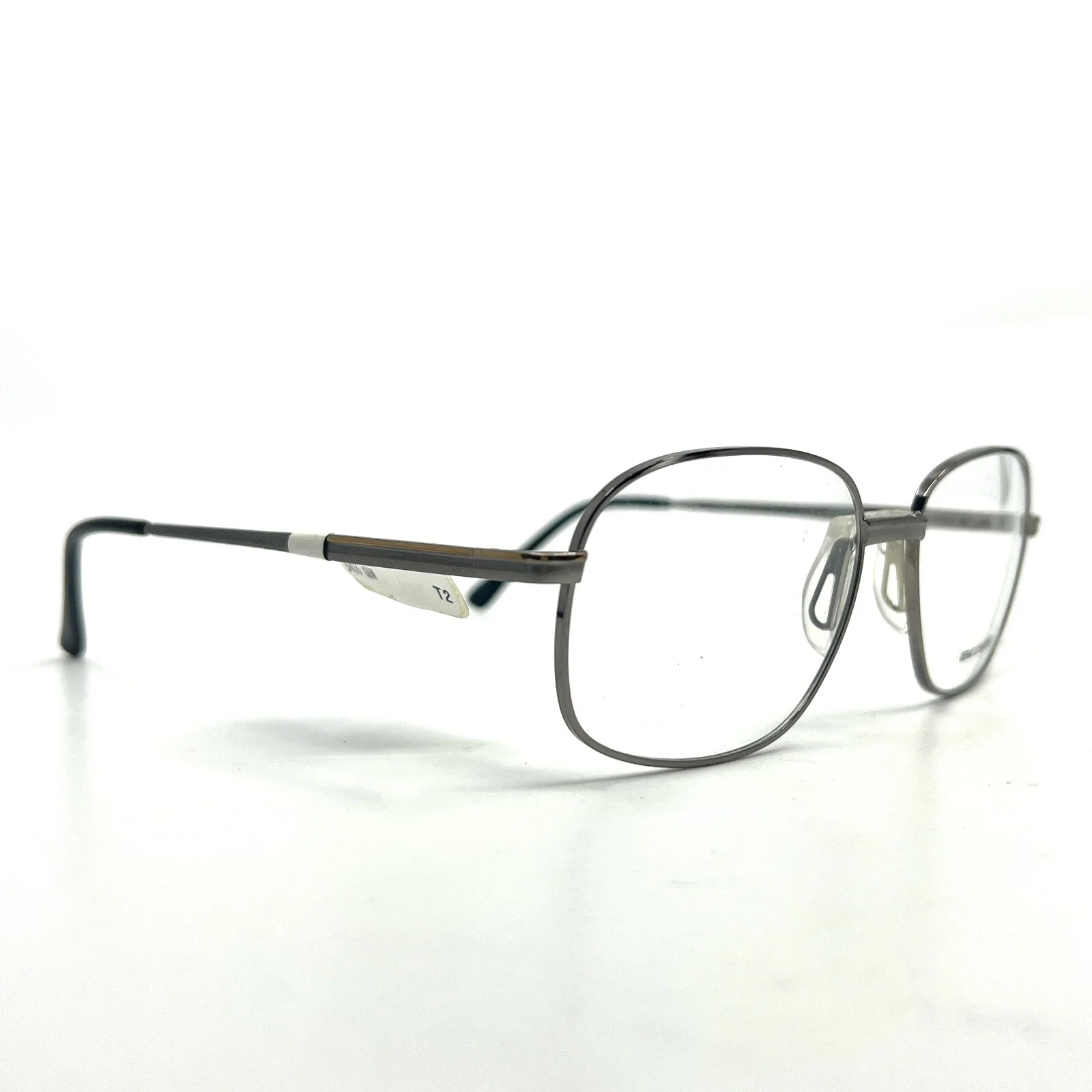 MM5007 GM Gunmetal Rectangular Full Rim Mens Eyeglasses 54[]16 140mm 3