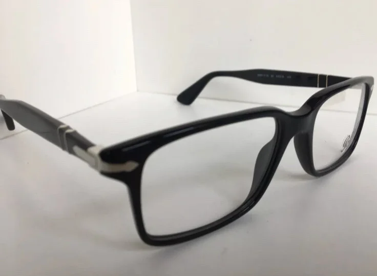 New Persol 2880-V-M 95 Black 54mm Rectangular Men