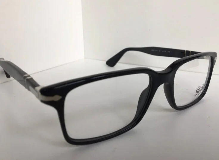 New Persol 2880-V-M 95 Black 54mm Rectangular Men 2