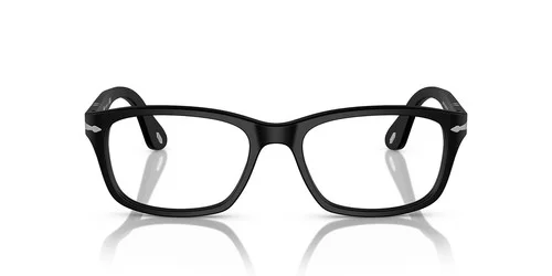 Persol 3012-V 1154 Eyeglasses Frame Black Silver Rectangular Large 54mm 3