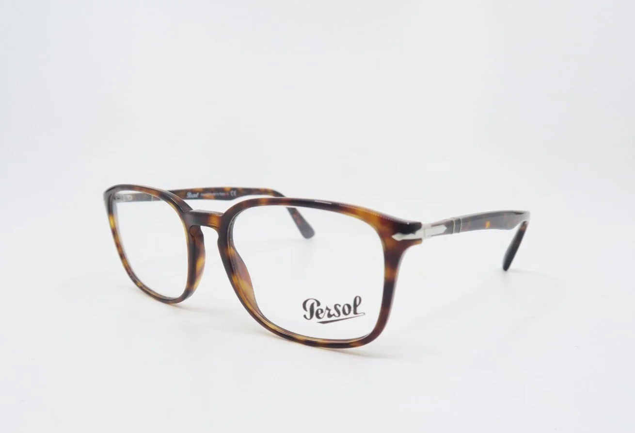 Persol 3161-V 24 54mm Brown Tortoise (Havana) New Square Eyeglasses. 4