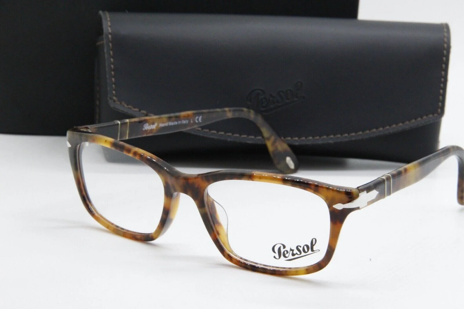 Persol Eyeglasses PO3277V 1137 54mm Striped Grey Gradient Brown / Demo Lens 3
