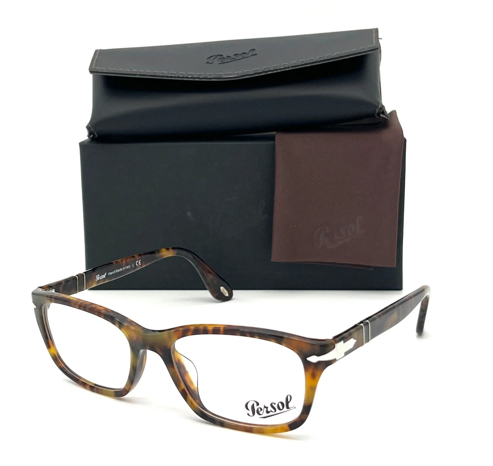 PERSOL PO3012VA 108 Caffe / Demo Lens 54mm Eyeglasses