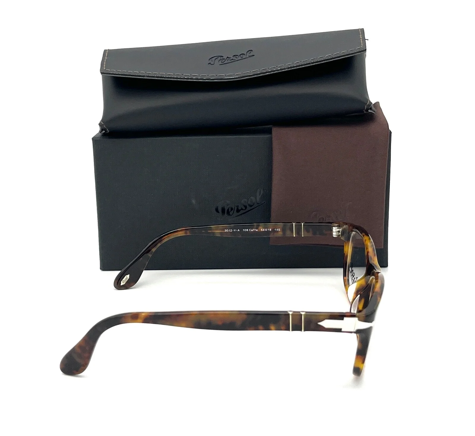 PERSOL PO3012VA 108 Caffe / Demo Lens 54mm Eyeglasses 4