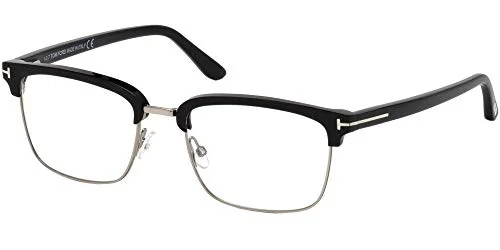 Tom Ford FT5504 005 Black Clear Lens Plastic 54 mm Men