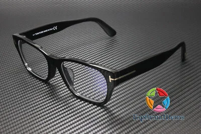TOM FORD FT5781-D-B 001 Square Shiny Black Demo Lens 54 mm Men
