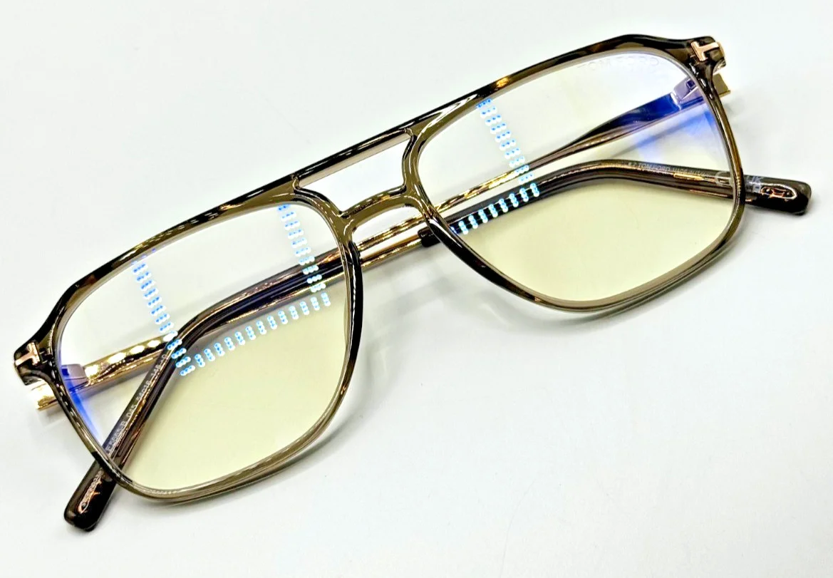 TOM FORD TF6039B-052-54 Eyeglasses Frame Size 54mm 17mm 145mm HAVANA Men 889214 3